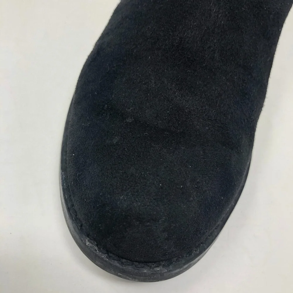Stuart Weitzman Reserve Stretch Black Suede Over The Knee Boots Womens 6.5 Party